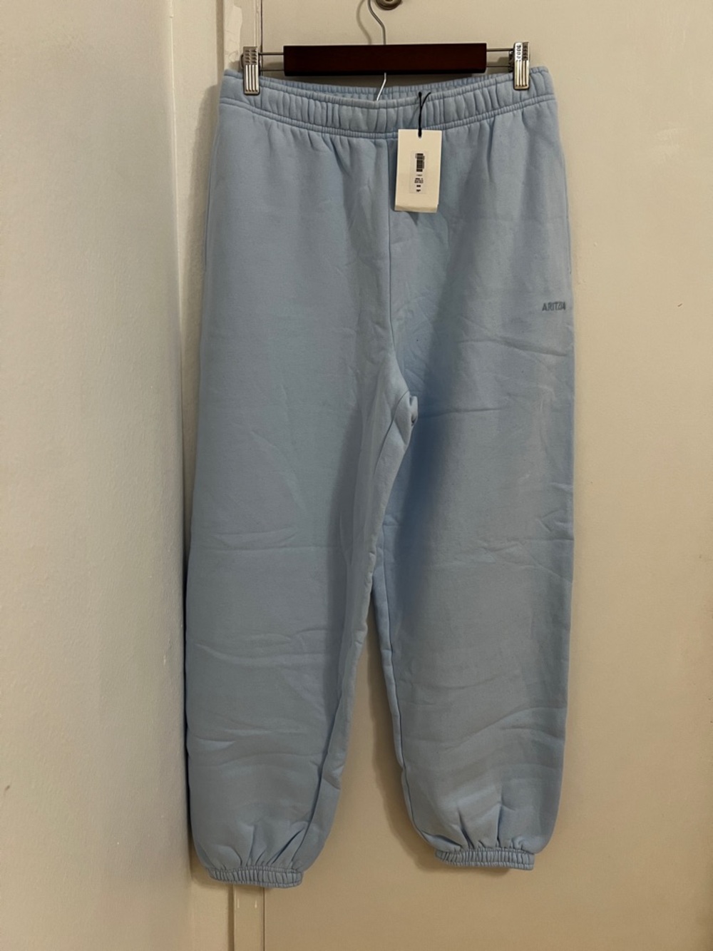 Aritzia Cozy Sweatfleece Mega Jogger - Villa Blue - Size M NWT